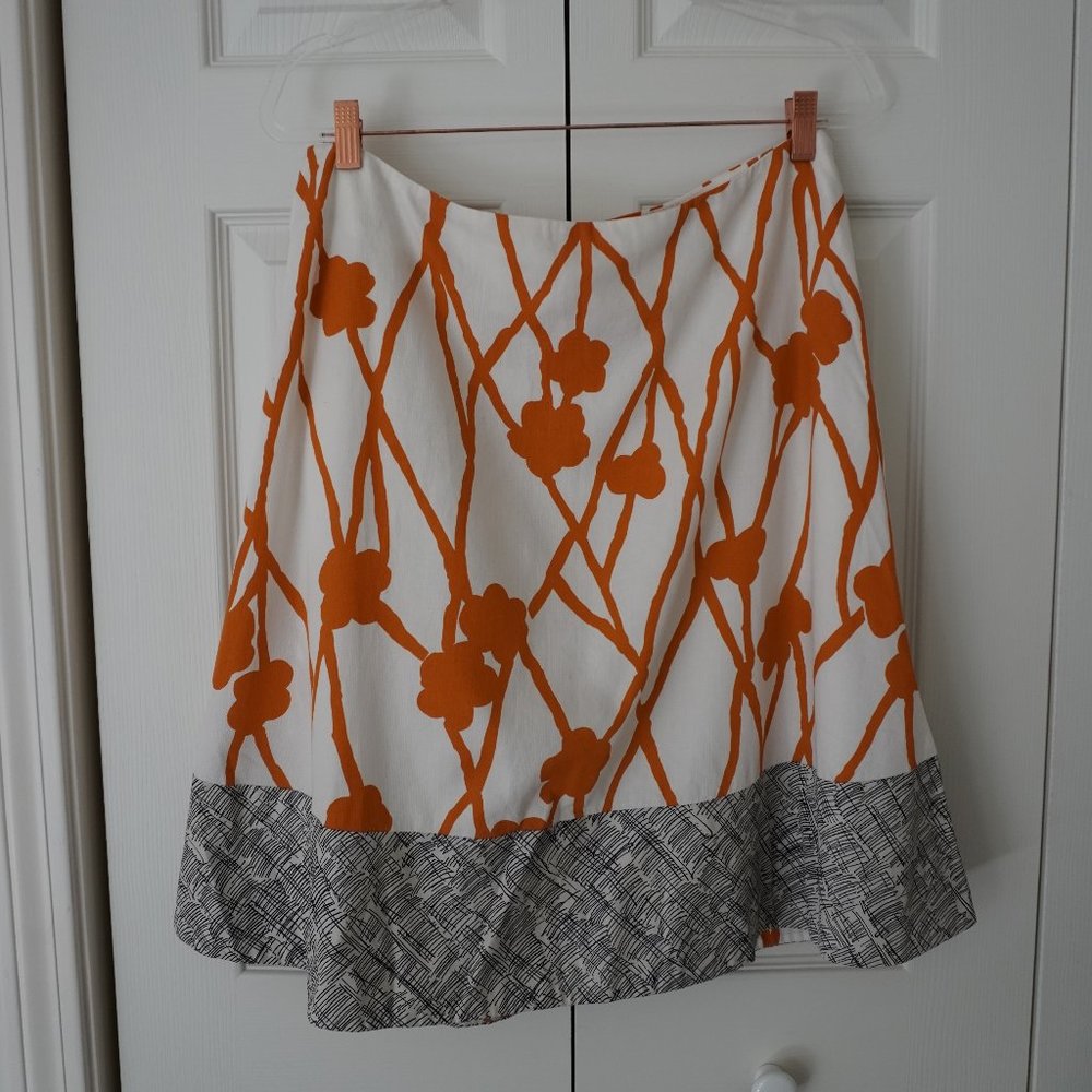 Anthropologie Maeve Printed Skirt